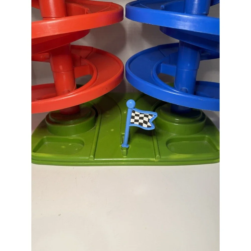 Fisher-Price Toy Story 3 Big Spiral Speedway Buzz Lightyear Lotso Playset WORKS